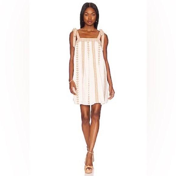 Cleobella Dresses & Skirts - Revolve | Cleobella Lacy Mini Dress Babydoll Cotton Womens Size Small Retro Boho
